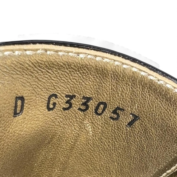 CHANEL Derby Black Patent Leather CC Logo Lace-Up Ankle Boots Size EU37 - Picture 9 of 12